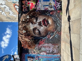 Street art dans le quartier Brick Lane à Londres
