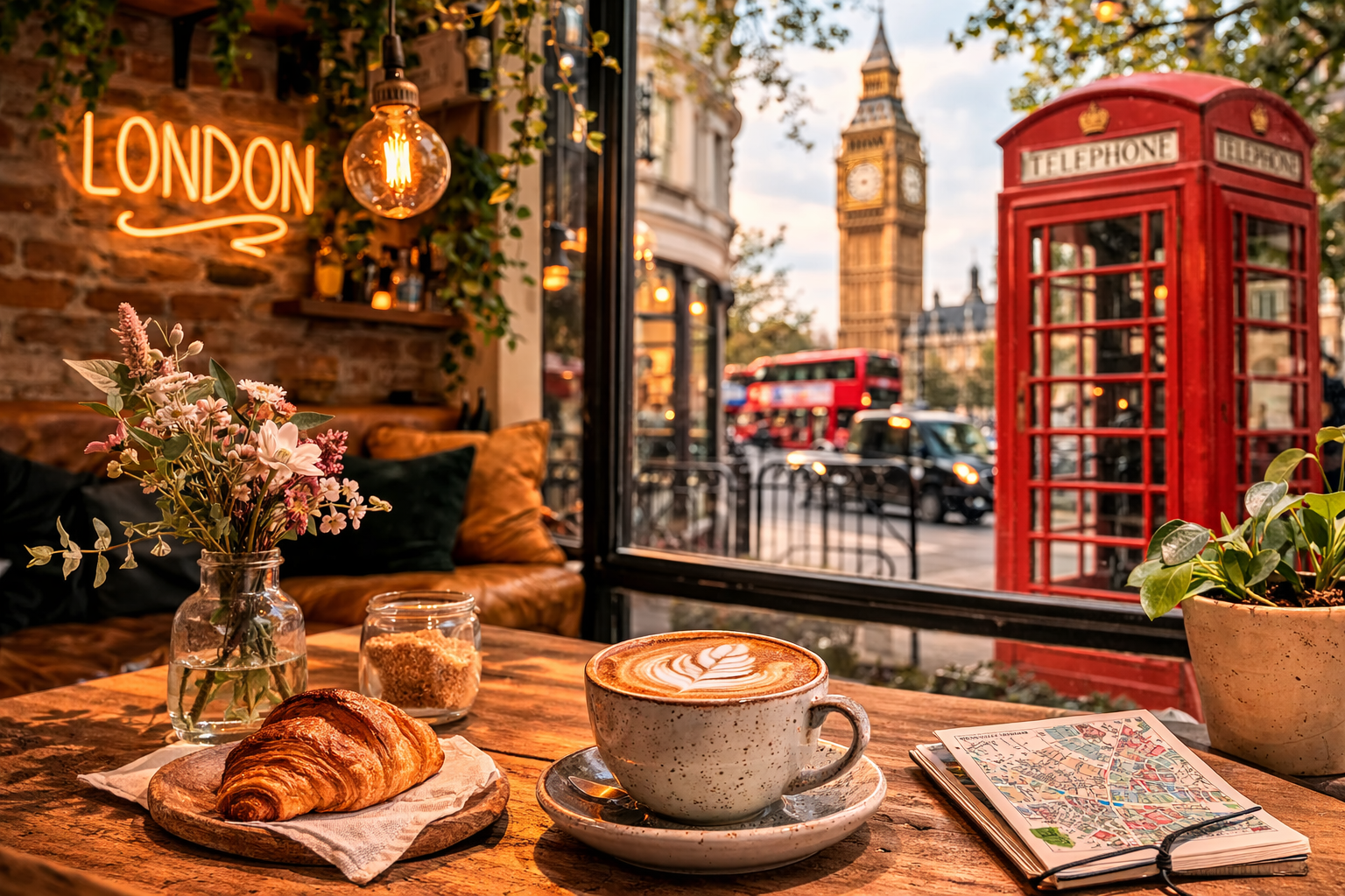 Les plus beaux cafés de Londres