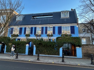 Maisons colorées de Notting Hill à Londres